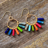 Pendientes Chakras 7 Piedras