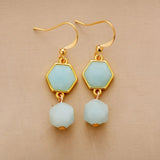 Boucles d’oreilles Amazonite Dangle Energy - Moon Dance Charms