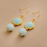 Boucles d’oreilles Amazonite Dangle Energy - Moon Dance Charms