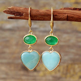Boucles d'oreilles Amazonite - Moon Dance Charms