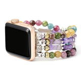 Amethist Apple Watch Bandje Vrouw – handgemaakt met natuurstenen | Moon Dance Charms