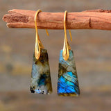 Boucles d’oreilles énergétiques Aurora Labradorite - Moon Dance Charms