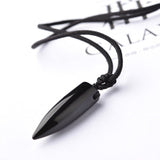 Zwarte Obsidiaan Geluk Ketting - Moon Dance Charms