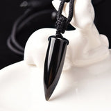 Zwarte Obsidiaan Geluk Ketting - Moon Dance Charms