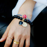 Black Onyx Crystal Stretch Bracelet