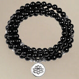 Black Tourmaline Mala - Moon Dance Charms