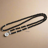 Black Tourmaline Mala - Moon Dance Charms
