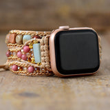 Boho Apple Watch-wikkelband Vrouw - Moon Dance Charms