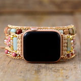 Boho Apple Watch-wikkelband Vrouw - Moon Dance Charms