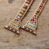 Boho Apple Watch-wikkelband Vrouw - Moon Dance Charms