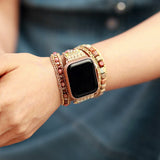 Boho Apple Watch-wikkelband Vrouw - Moon Dance Charms