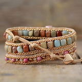 Boho Apple Watch-wikkelband Vrouw - Moon Dance Charms