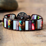 Bracelet manchette en pierre de Bohème - Moon Dance Charms