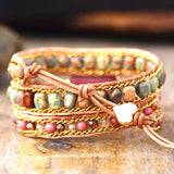 Boho Multi Wikkelarmband De Passie Wikkel - Moon Dance Charms