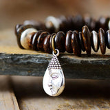 Boeddha's Wijsheid Bronziet Steen Armband - Moon Dance Charms