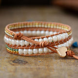 Miyuki und Perlen Wickelarmband