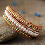 Miyuki und Perlen Wickelarmband