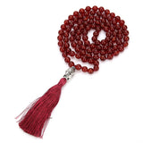 Collier Mala cornaline pour l’abondance