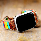 Cinturino per Apple Watch con perline Chakra