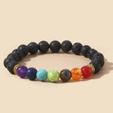 Chakra Lava Rock Bracelet Diffuser - Moon Dance Charms