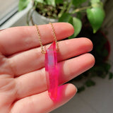 Crystal Pendulum Necklace - Moon Dance Charms