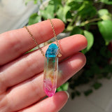 Crystal Pendulum Necklace - Moon Dance Charms