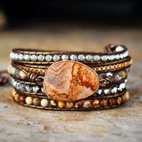 Double Protection Wrap Bracelet - Moon Dance Charms