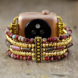 Apple Watch Bandje Vrouw met Edelstenen - Moon Dance Charms