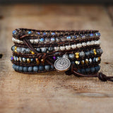 Goddess Black Onyx Wrap Bracelet - Moon Dance Charms