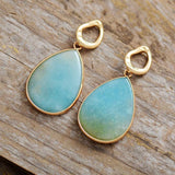 Gorgeous Amazonite Earrings - Moon Dance Charms