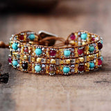 Göttin Perlen Manschette Armband