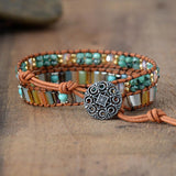 Zaadkralen Dubbele Wikkelarmband - Moon Dance Charms