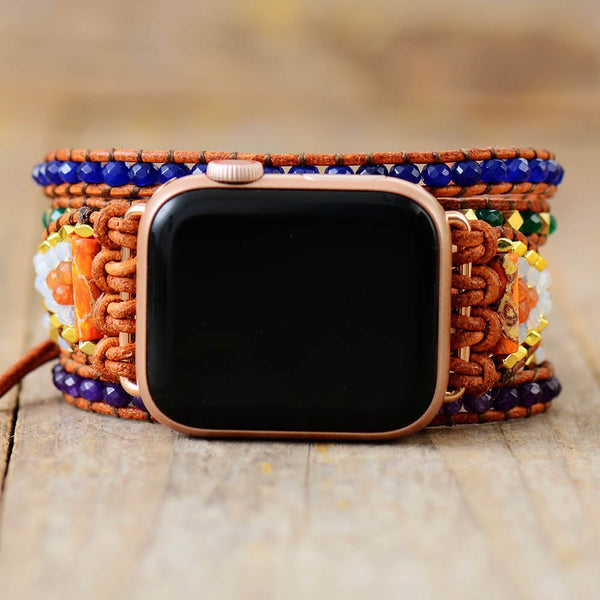 Jade Bohemian Apple Watch Wrap Band