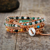 Pulsera de jade envolvente
