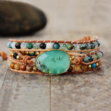 Pulsera cruzada Joy de jade