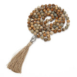 Jasper Mala Necklace
