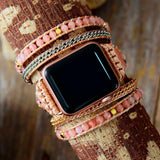 Apple Watch-wikkelband Vrouw - Moon Dance Charms
