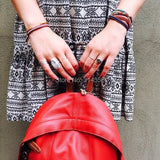 Joy Beaded Leather 5 Wrap Bracelet