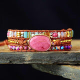 Pulsera envolvente de diosa alegre - Charms de danza lunar