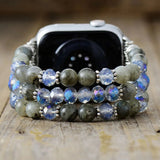 Labradoriet kralen Apple Watch Bandje vrouw - Moon Dance Charms