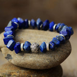 Pulsera de Piedra Lapis Luzuli - Charms Danza Lunar