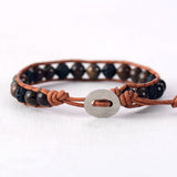Lavasteen Armband met Bronziet - Moon Dance Charms