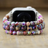 beaded Apple watch band for women
