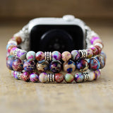 Lavender Apple Watch Beaded Bands