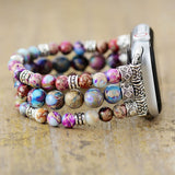 beaded watch band for apple watch