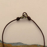 Gargantilla Collar de Cuero y Perlas - Moon Dance Charms