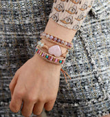 Liebesschutz-Wickelarmband – Mondtanz-Charms