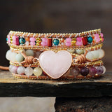 Liebesschutz-Wickelarmband – Mondtanz-Charms