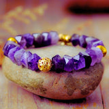 Pulsera Lucky Evil Eye & Amatistas - Moon Dance Charms