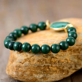 Magic Malachite Stone Bracelet Stretch